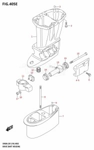 DF50A From 05003F-810001 (E01)  2018 drawing DRIVE SHAFT HOUSING (DF60ATH:E01,DF60ATH:E40)