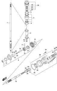 Outboard DF 250 drawing Transmission DF 250S