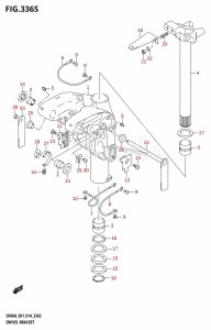 DF40A From 04004F-410001 (E34-Italy)  2014 drawing SWIVEL BRACKET (DF60AVT:E40)