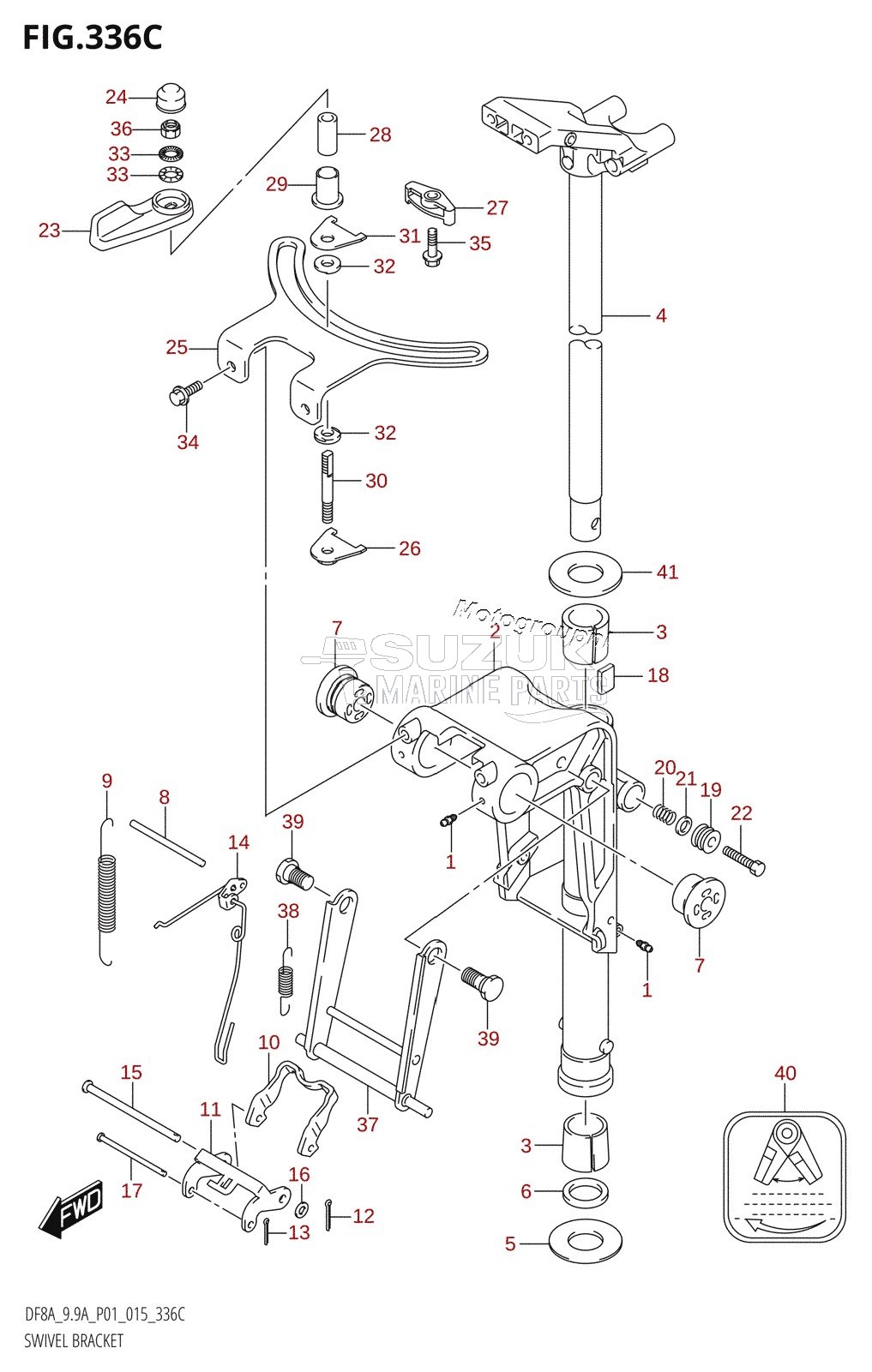 SWIVEL BRACKET (DF9.9A:P01)