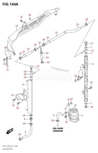 DF175Z From 17502Z-710001 (E03)  2017 drawing FUEL INJECTOR