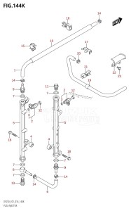 DF250Z From 25003Z-610001 (E40)  2016 drawing FUEL INJECTOR (DF250T:E40)