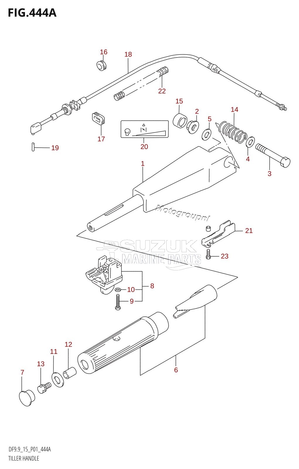 TILLER HANDLE (K4)