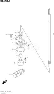 20004F-140001 (2021) 200hp E03-USA (DF200AST   DF200AST) DF200AST drawing CLUTCH ROD