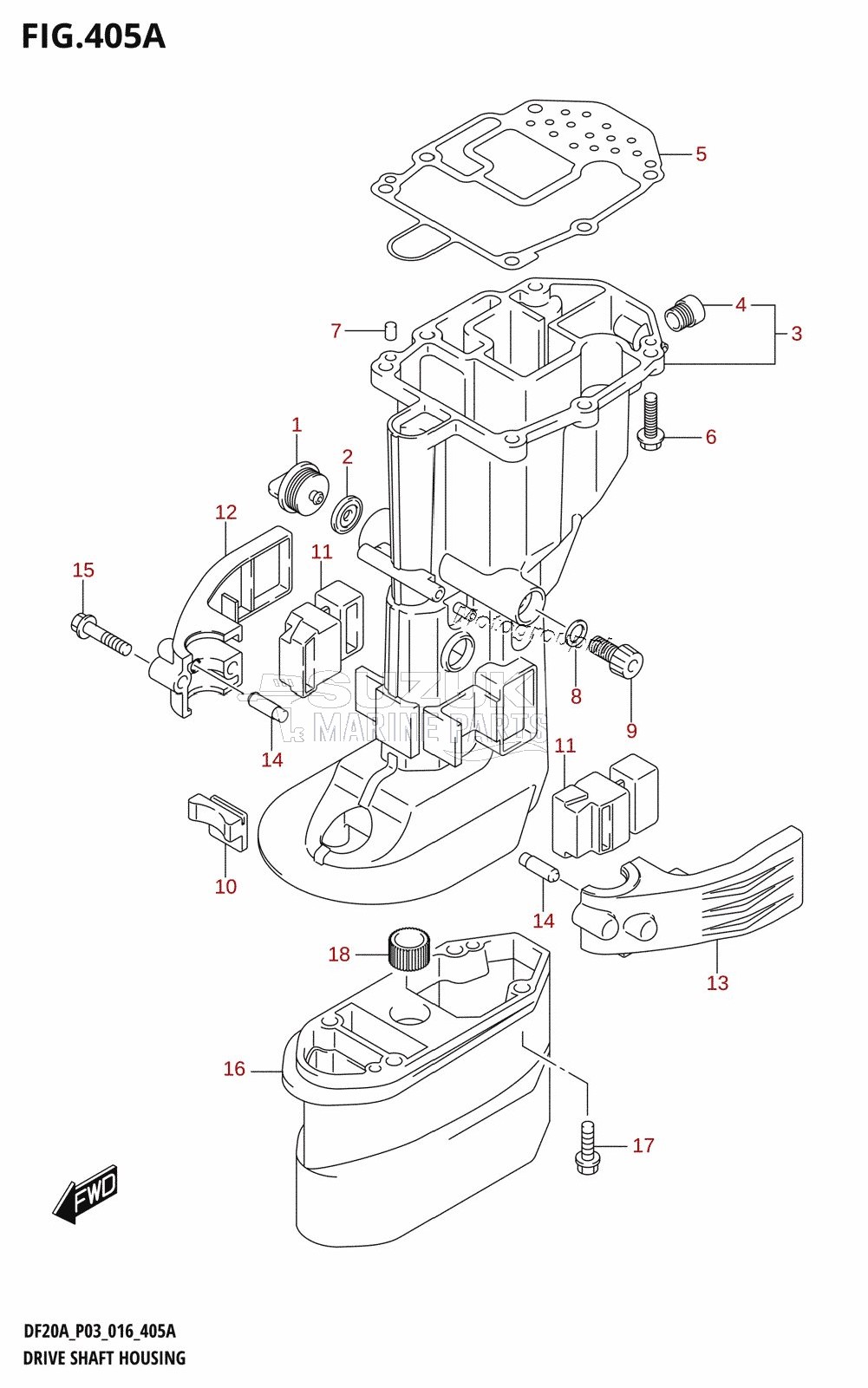 DRIVE SHAFT HOUSING