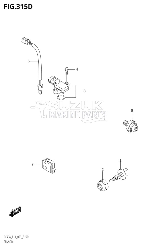 SENSOR (DF90AWQH:(022,023))