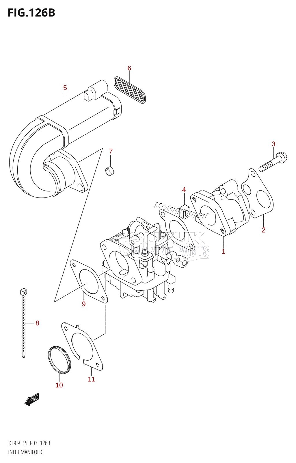 INLET MANIFOLD (K5,K6,K7,K8,K9,K10,011)