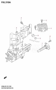 DF50A From 05003F-310001 (E01)  2013 drawing RECTIFIER /​ IGNITION COIL