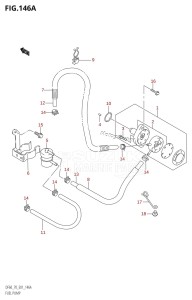 DF70 From 07001F-971001 (E11)  1999 drawing FUEL PUMP (W,X,Y,K1,K2,K3,K4,K5,K6)