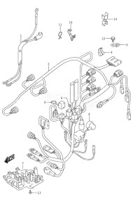 DF 25A drawing Harness Remote Control