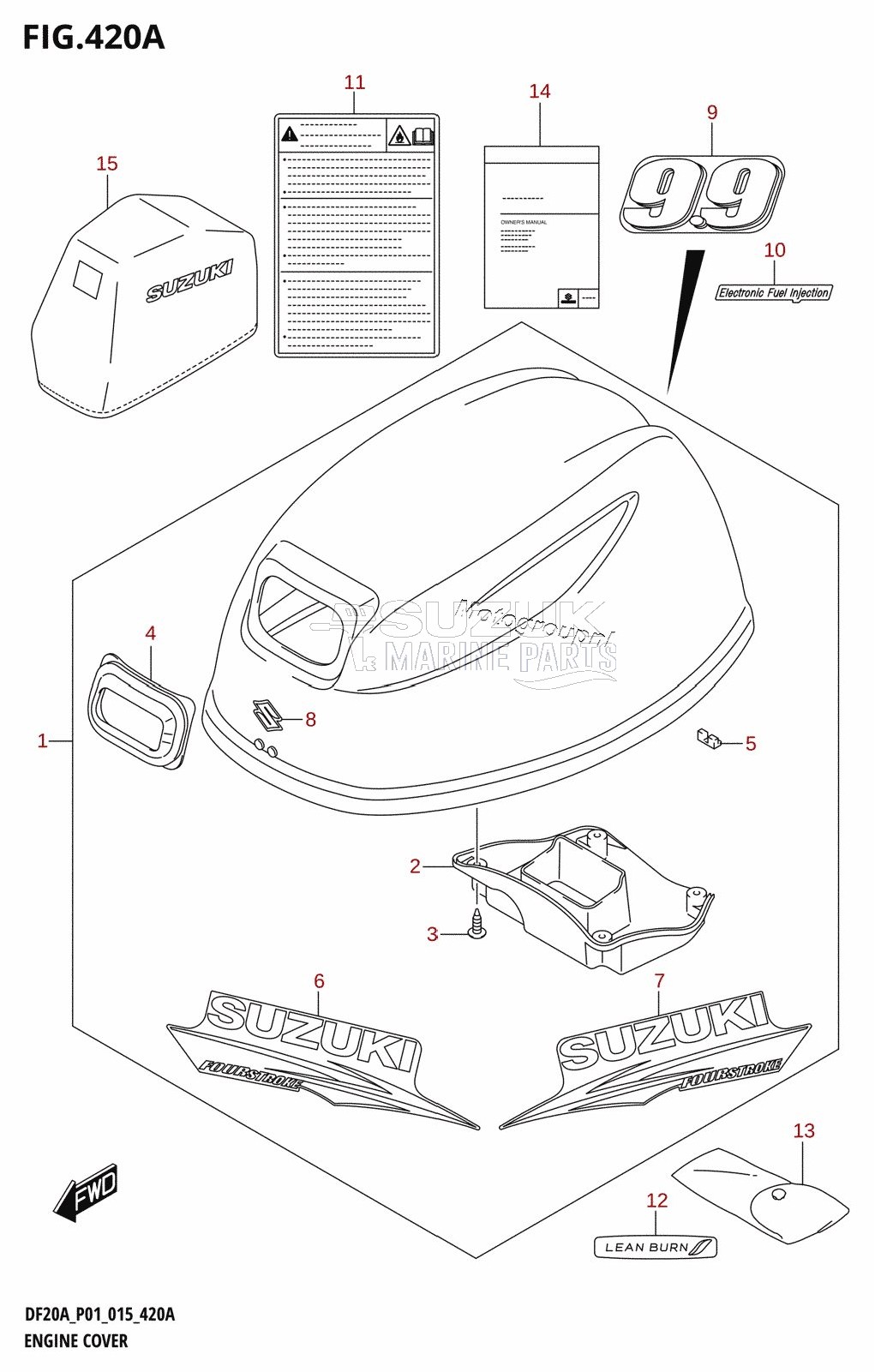 ENGINE COVER (DF9.9B:P01)