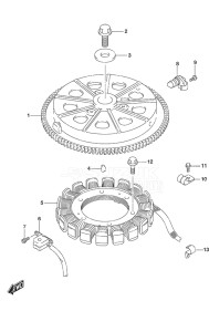 Outboard DF 90A drawing Magneto