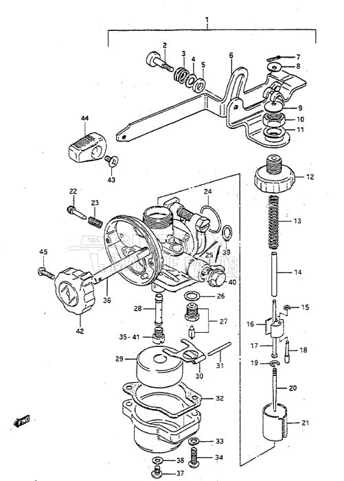 Carburetor (1986 to 1989)