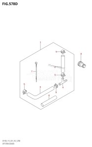 DF100 From 10002F-210001 (E01 E40)  2012 drawing OPT:TRIM SENDER (DF115T:E40)