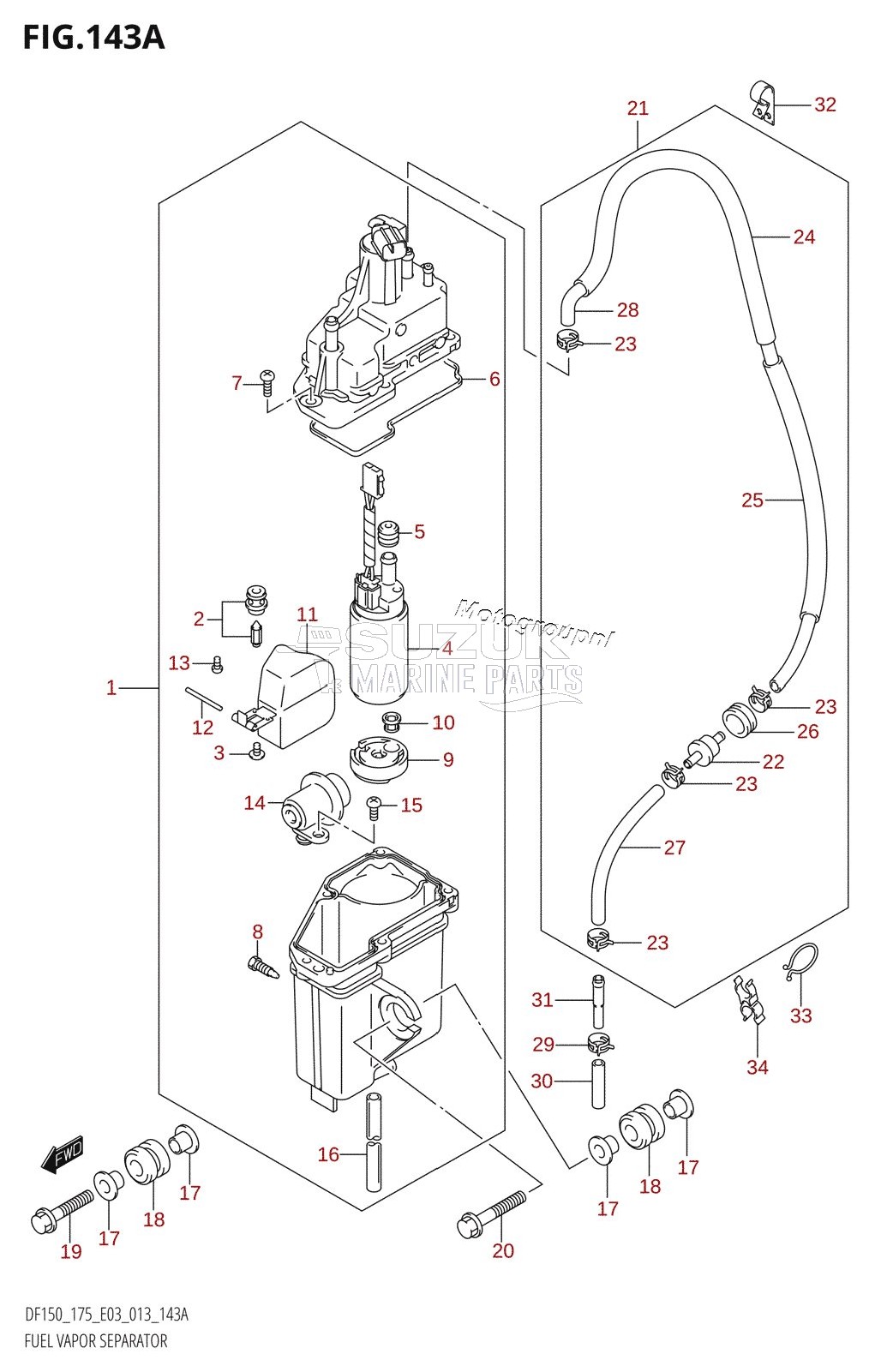 FUEL VAPOR SEPARATOR