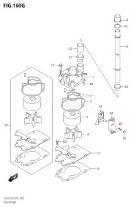 DF225Z From 22503Z-610001 (E03)  2016 drawing WATER PUMP (DF250ST:E03)