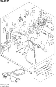 25003Z-040001 (2020) 250hp E03-USA (DF250Z  DF250Z) DF250Z drawing OPT:REMOTE CONTROL