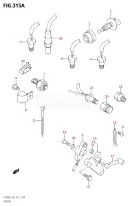 DF250A From 25003P-310001 (E03)  2013 drawing SENSOR