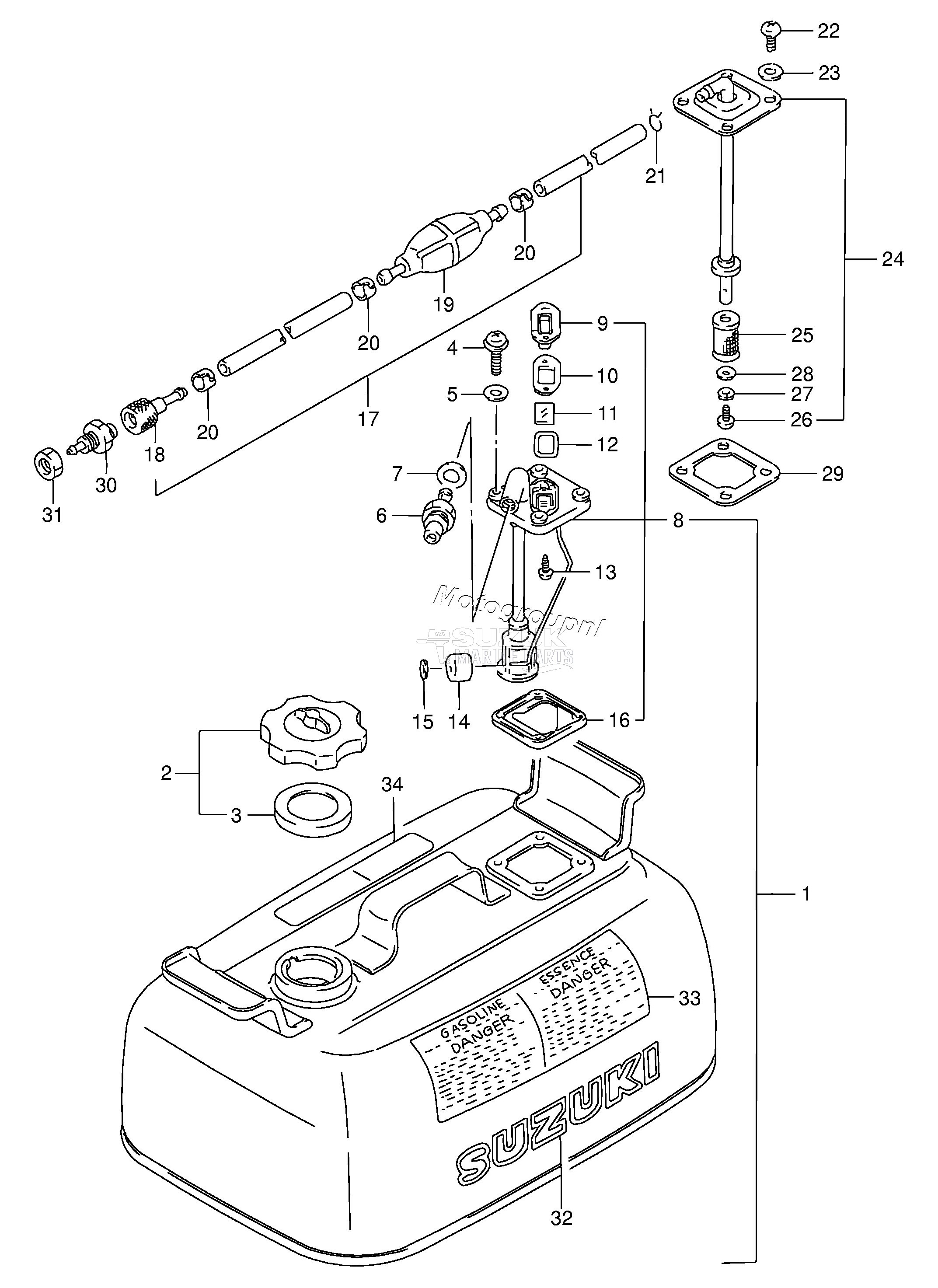 FUEL TANK (DT5:231549~,DT6:231779~)