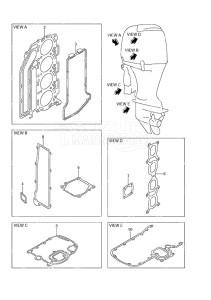 DF 115 drawing Gasket Set