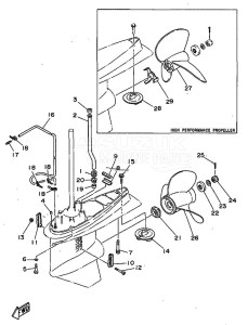 130BETO drawing PROPELLER-HOUSING-AND-TRANSMISSION