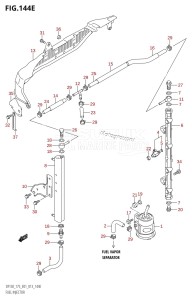 DF150 From 15002F-310001 (E01 E40)  2013 drawing FUEL INJECTOR (DF175T:E01)