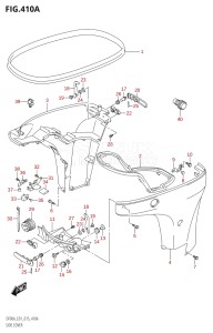 08002F-510001 (2005) 80hp E40 E01- (DF80A) DF80A drawing SIDE COVER (DF70A:E01)