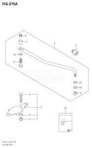 00992F-880001 (2008) 9.9hp P03-U.S.A (DF9.9K8  DF9.9RK8  DF9.9THK8  DF9.9TK8) DF9.9 drawing OPT:DRAG LINK