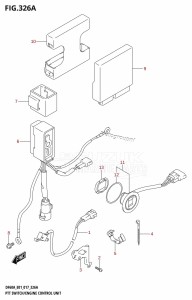 DF50A From 05004F-710001 (E01)  2017 drawing PTT SWITCH /​ ENGINE CONTROL UNIT (DF40A:E01)