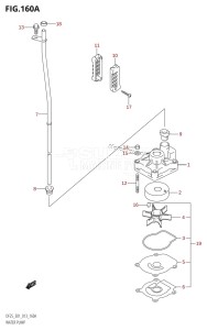 DF25 From 02503F-310001 (E01)  2013 drawing WATER PUMP (DF25:E01)