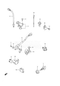 Outboard DF 90A drawing Sensor