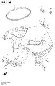 01504F-040001 (2020) 15hp E01-Gen. Export 1 (DF15AR   DF15AT_2) DF15A drawing SIDE COVER (DF9.9BTH,DF20ATH)