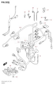 02504F-710001 (2017) 25hp P01-Gen. Export 1 (DF25A  DF25AR  DF25AT  DF25ATH) DF25A drawing HARNESS (DF30AQ:P01)