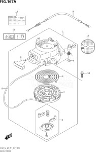 00403F-710001 (2017) 4hp P01-Gen. Export 1 (DF4A) DF4A drawing RECOIL STARTER