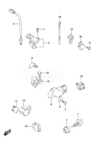 Outboard DF 90A drawing Sensor