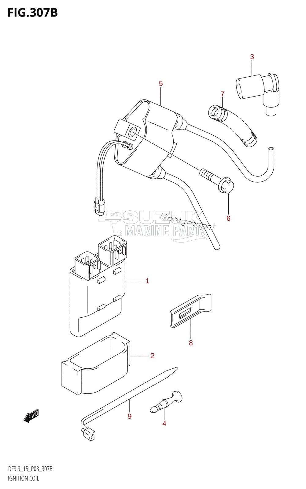 IGNITION COIL (K5,K6,K7,K8,K9,K10,011)