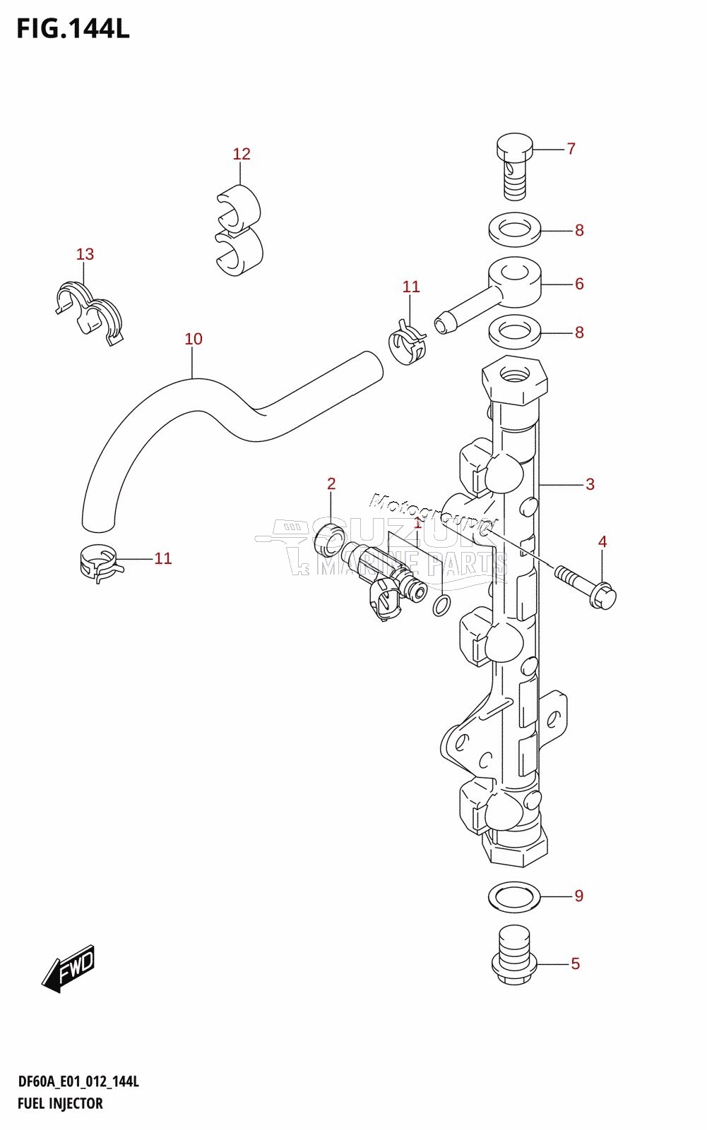 FUEL INJECTOR (DF60ATH:E40)