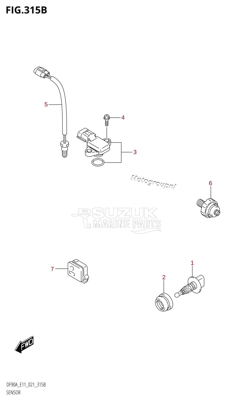 SENSOR (DF90AWQH)