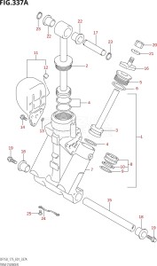 15002Z-010001 (2010) 150hp E01-Gen. Export 1 (DF150ZK10) DF150Z drawing TRIM CYLINDER