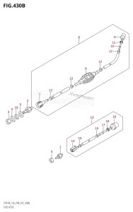 DT15A From 01503K-510001 (P36)  2015 drawing FUEL HOSE (DT15AK:P36)