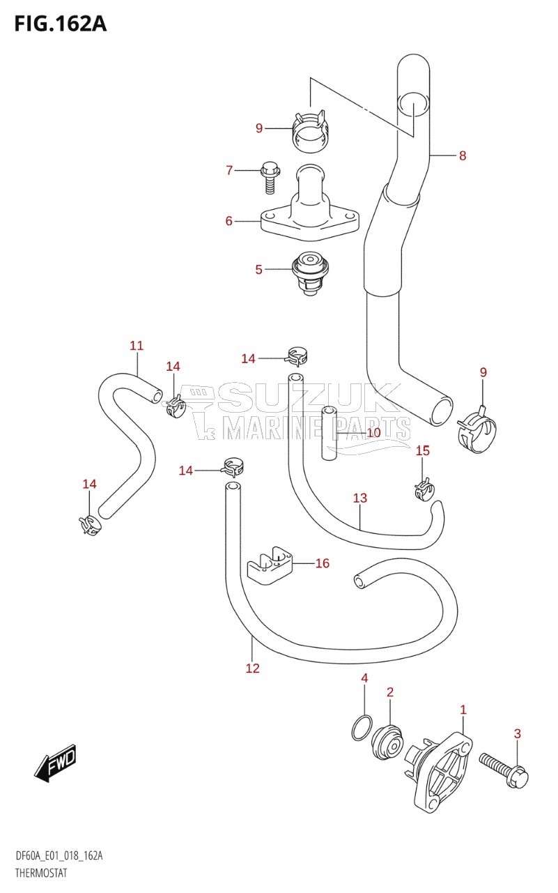 THERMOSTAT (DF40A,DF40AST,DF50A,DF60A)