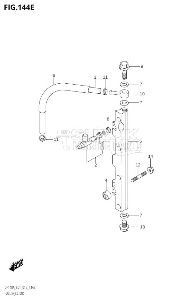 FUEL INJECTOR (DF115AZ:E40)