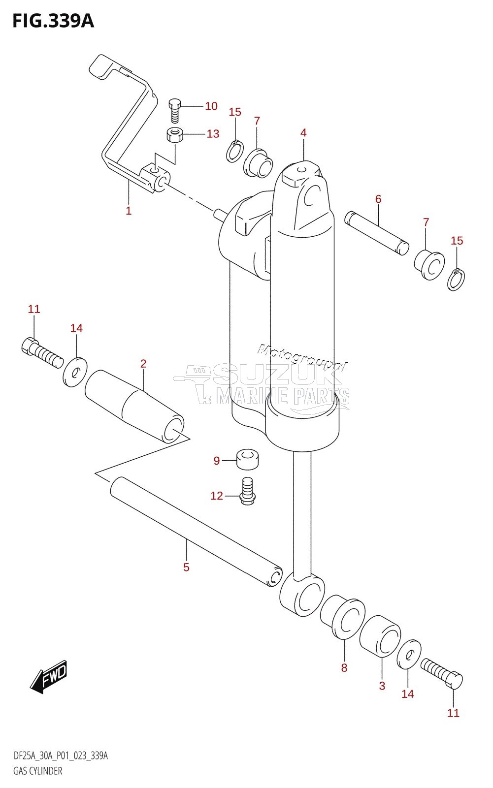 GAS CYLINDER (DF30AQ)