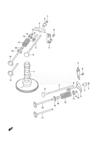 DF 25 V-Twin drawing Camshaft