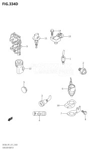 01504F-310001 (2013) 15hp P01-Gen. Export 1 (DF15A  DF15A    DF15AR  DF15AR    DF15AT) DF15A drawing SENSOR / SWITCH (DF15AR:P01)