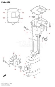 DF8A From 00801F-410001 (P03)  2014 drawing DRIVE SHAFT HOUSING