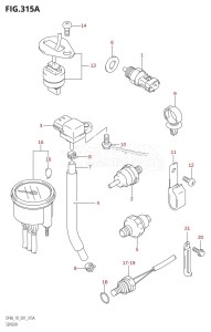 DF60 From 06001F-371001 (E01)  2003 drawing SENSOR