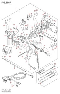 DF175ZG From 17502Z-610001 (E01 E40)  2016 drawing OPT:REMOTE CONTROL (DF175T:E40)