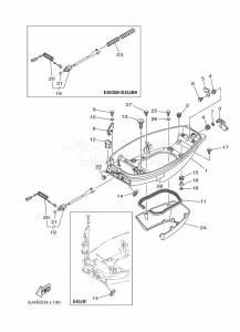 E40GMHL drawing BOTTOM-COWLING