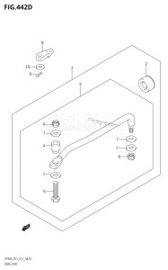 DF80A From 08002F-310001 (E40)  2013 drawing DRAG LINK (DF70ATH:E40)